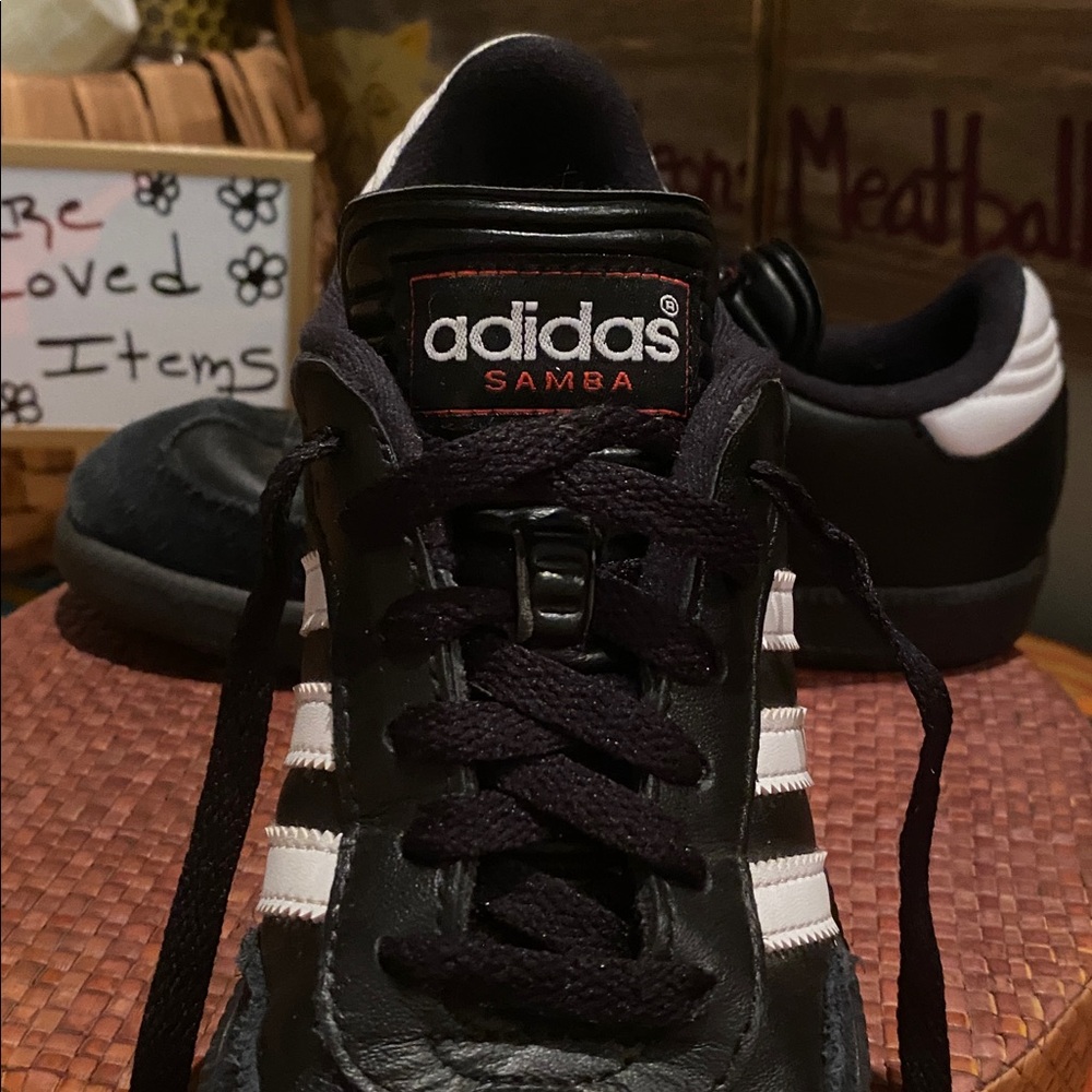Adidas Samba Classic Leather Streetwear Sneakers Shoes Soccer Size 3.5 - Picture 5 of 12